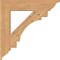 Ekena Millwork Merced Traditional Smooth Bracket, Western Red Cedar, 5 1/2"W x 32"D x 32"H BKT06X32X32MRC01SWR - alternate 2